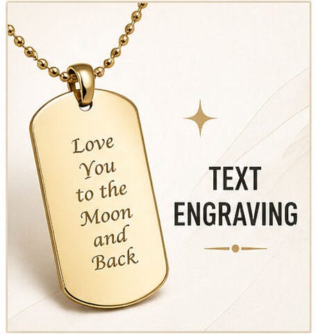 002 PENDANT - Text Engraving