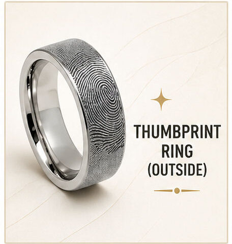 RING - Thumbprint - <strong><span style="color: #ff0000;">OUTSIDE</span></strong>